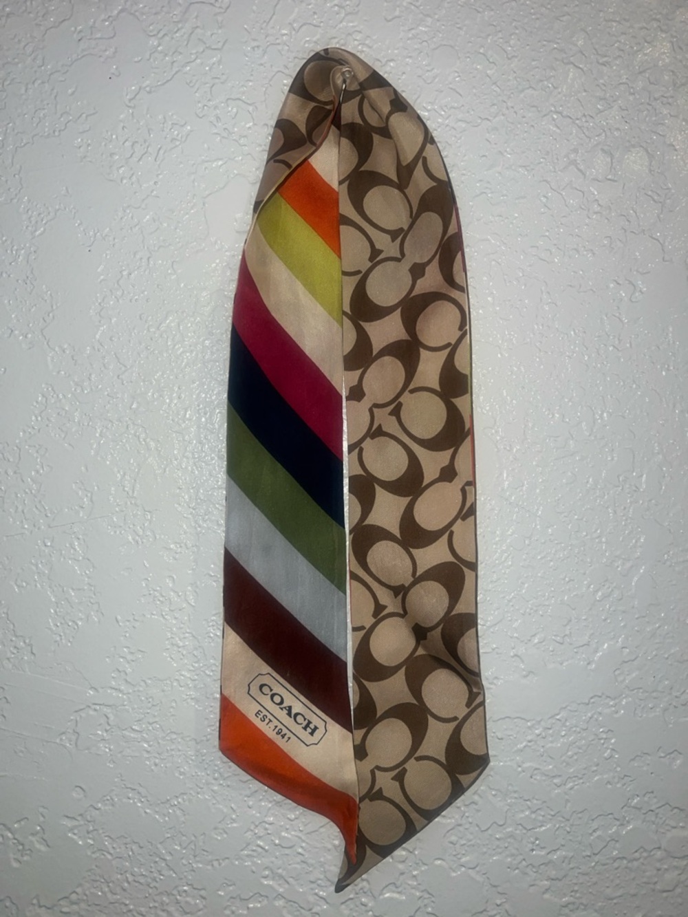 Coach Headband/ Bag Scarf Accessory☀️